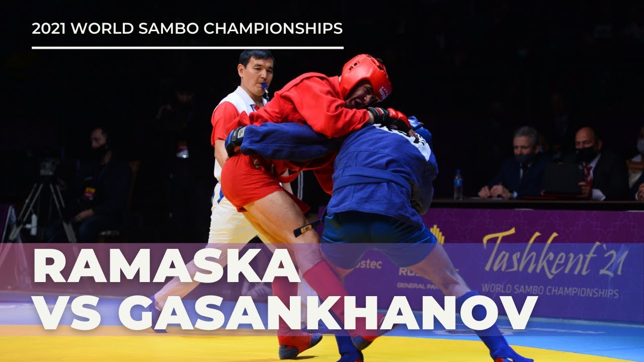 RAMASKA (LTU) vs GASANKHANOV (RSF). Combat SAMBO 71 kg. World Sambo Championships 2021