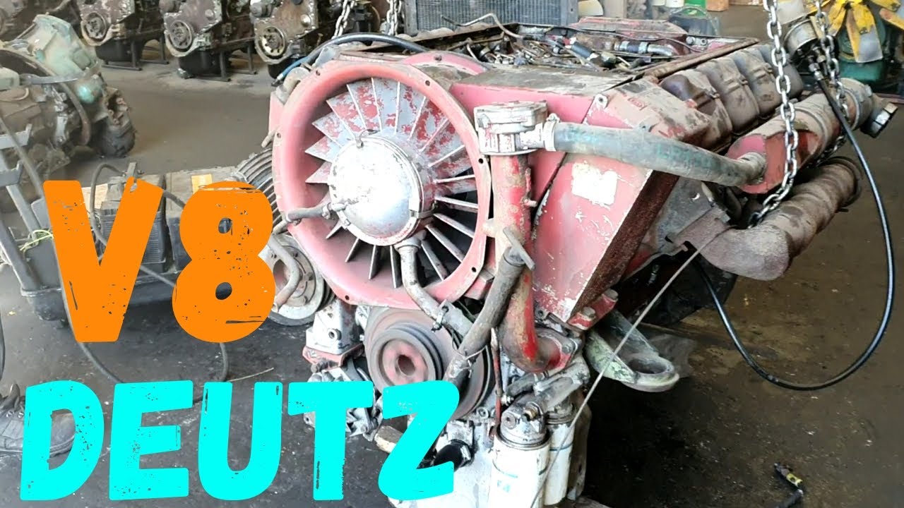 V8 DEUTZ Hava Soğutmalı Motor-Aircooled #Deutz #V8