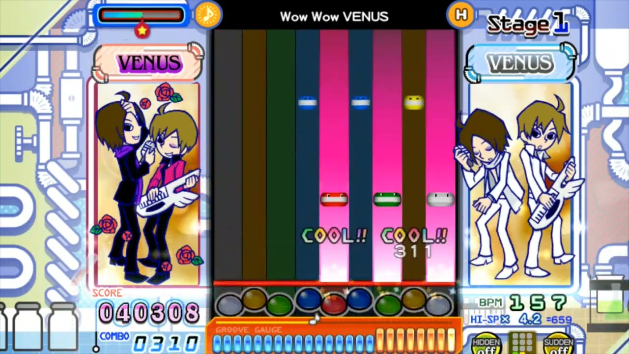 【ポップン】ウィザウチュナイ-クアトロ- / Wow Wow VENUS（Hyper）