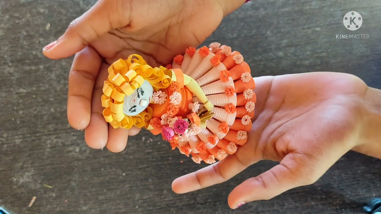 Quilling paper doll | handmade paper doll | quilling paper craft