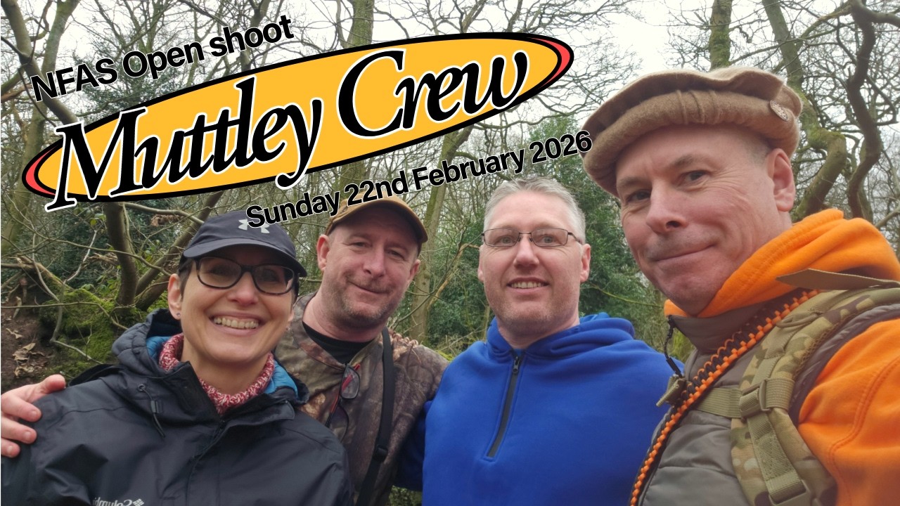 Muttley Crew, NFAS open 22nd Feb 2026, field archery