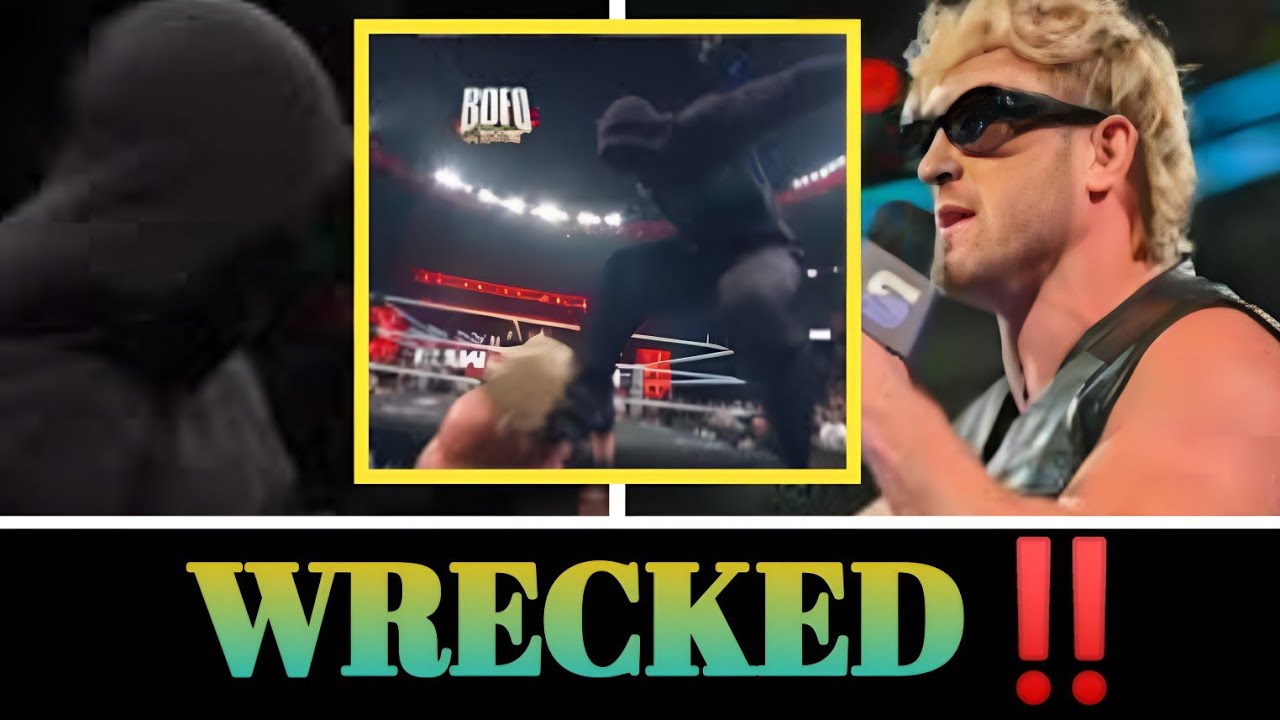 MIND-BLOWING💥THE MYSTERIOUS MASKED MAN STOMPS LOGAN PAUL IN A SHOCKING DISPLAY OF POWER ON RAW😱