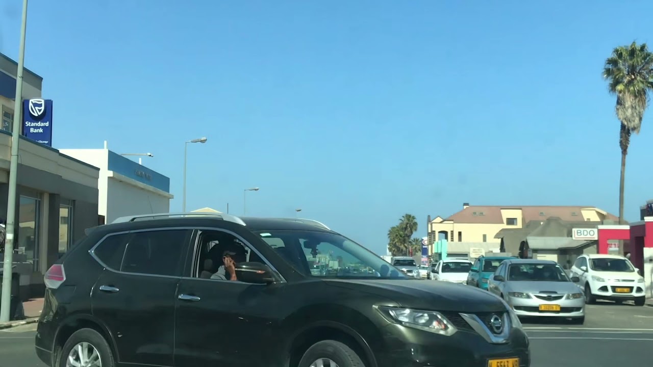Walvis Bay, Namibia (High street drive through).