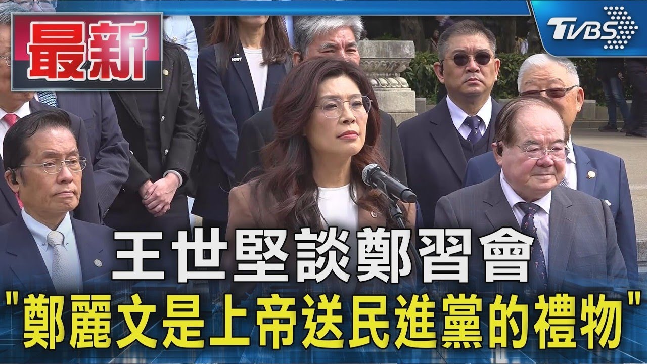 王世堅談鄭習會 ｢鄭麗文是上帝送民進黨的禮物｣｜TVBS新聞