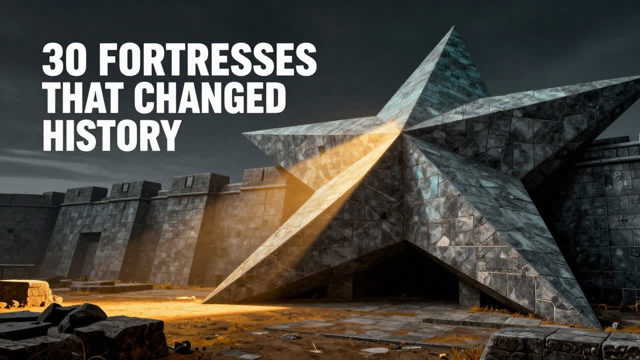 The 30 Fortress Designs That Redefined DEFENSE For Centuries
