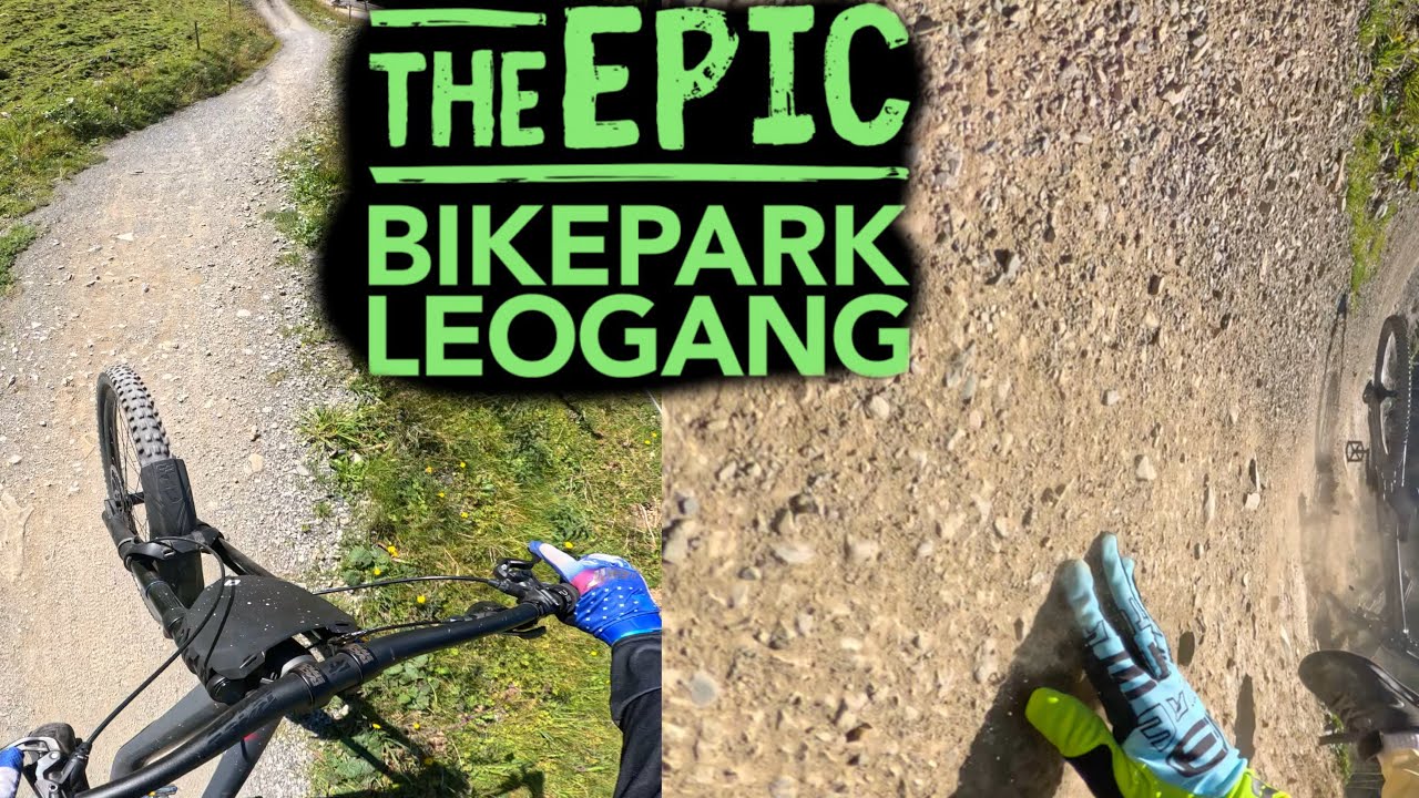  DOWNHILL MTB + CRASH at Bikepark LEOGANG! LVlog#6