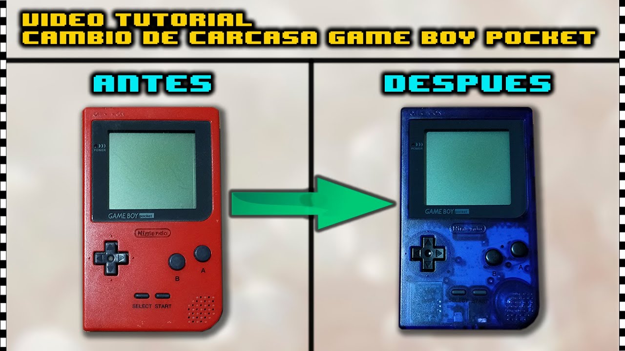 Video tutorial: Cambio de carcasa de Game Boy Pocket
