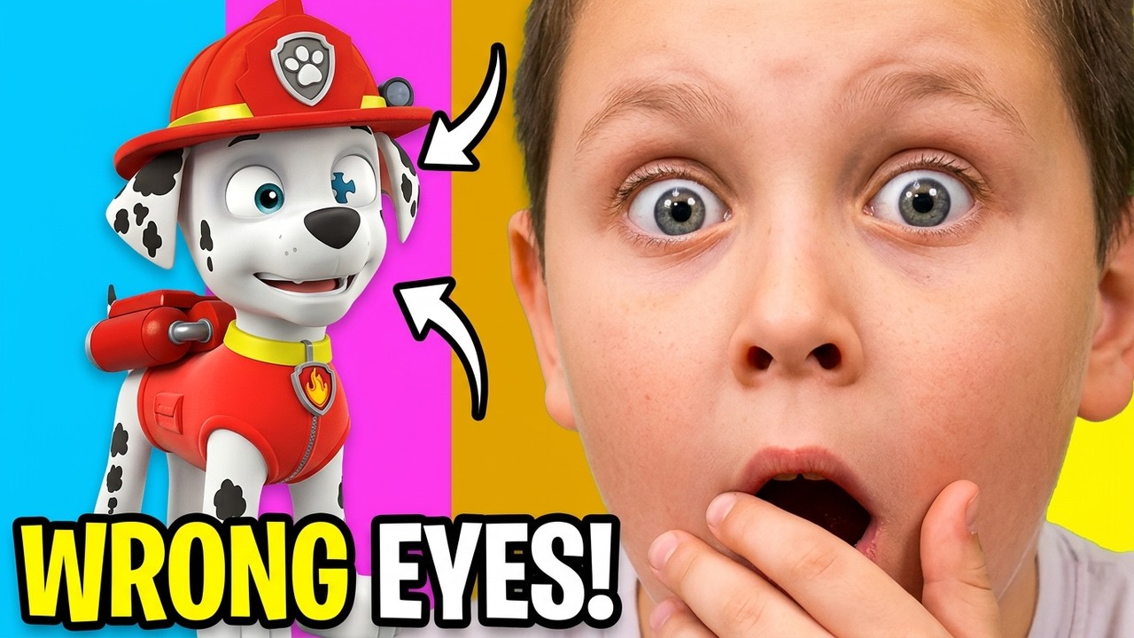 Wrong eyes👀 NEW EPISODES/ Sheriff Labrador x Rocky & BabyBoss Puzzle Wrong HeadsEYE PUZZLE WORLD