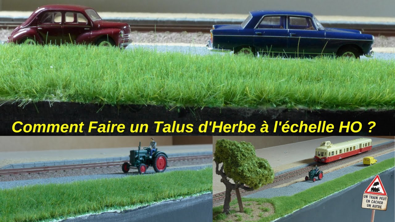 Le Talus d'Herbe ; Premier Module du Réseau HO.