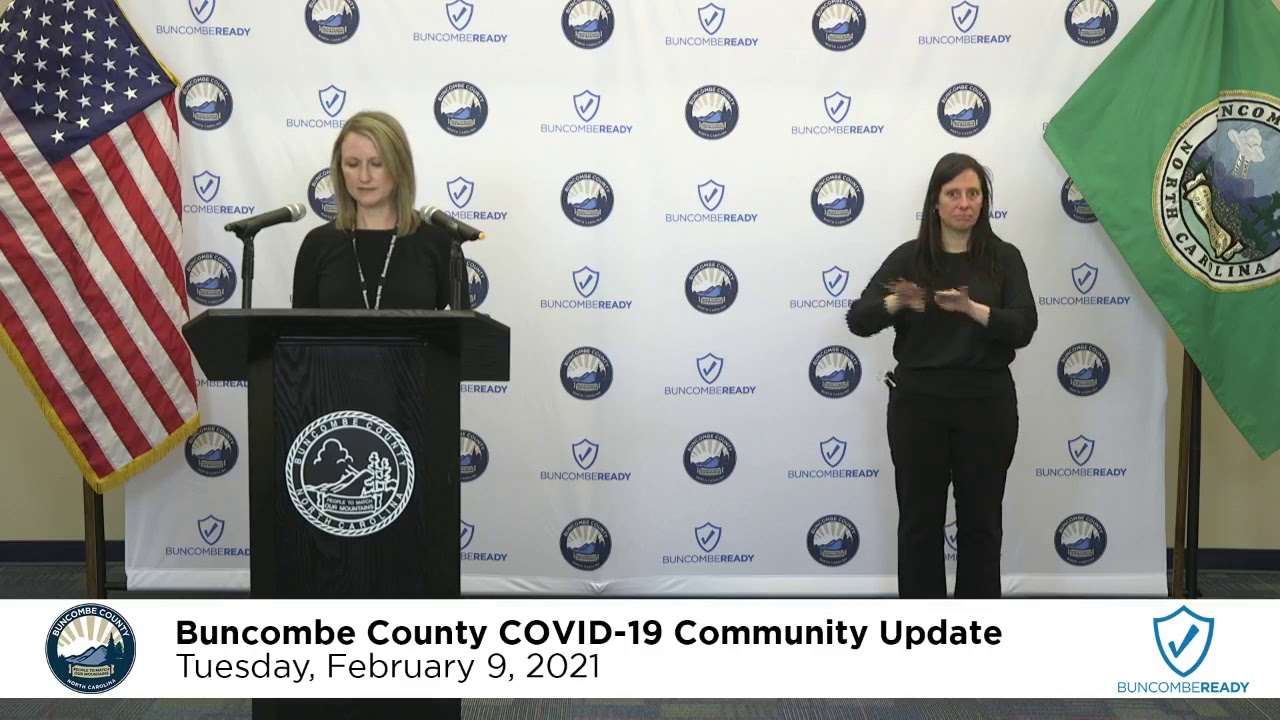 Buncombe County COVID-19 Community Update (Feb. 9, 2021)