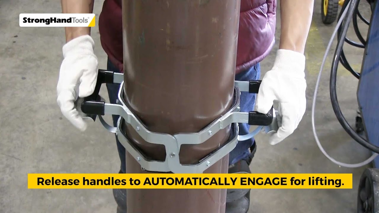 Safely lift and move gas cylinders with the Gas Grabber