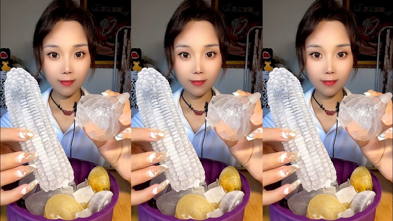 ASMR HARD ICE EATING