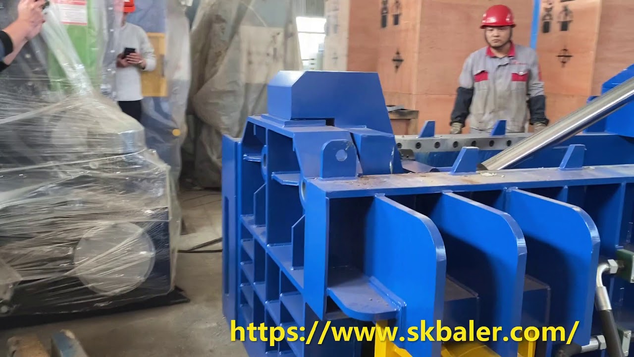 Extruded aluminium scrap compactor machine, aluminum extrusion baling machine from Jiangsu China