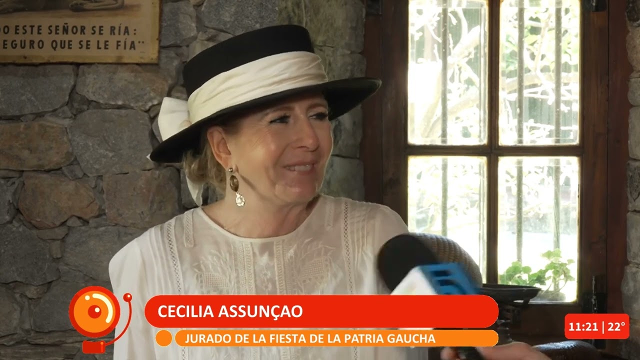 El móvil de #ElRecreo visitó a Cecilia Assunsao, jurado de la vestimenta de La Patria Gaucha 2026