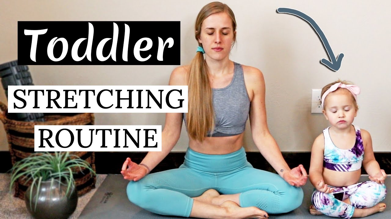 MORNING STRETCHING ROUTINE W/ MY TODDLER | Jordan Cornwell