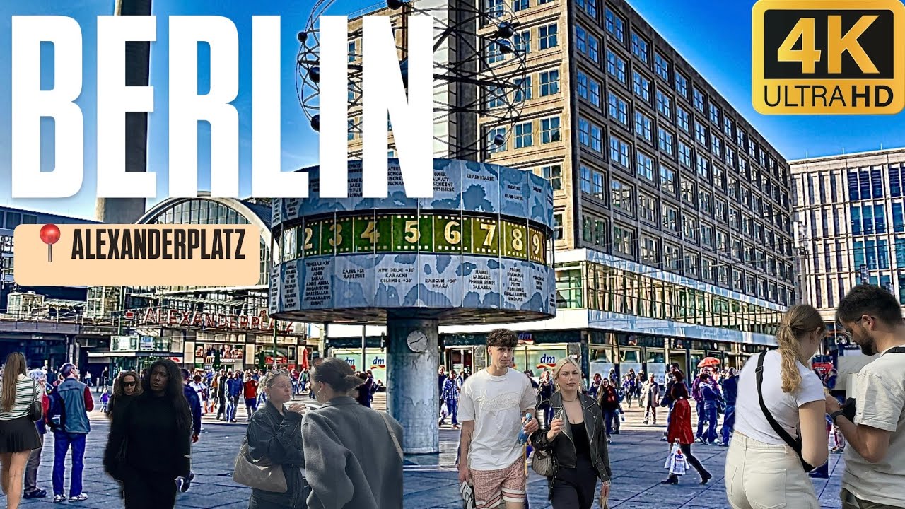 BERLIN, Deutschland 🇩🇪 4K Walking Tour um den Alexanderplatz - May 2025