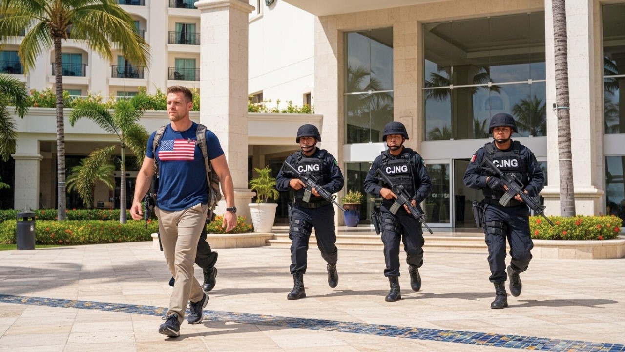 El CJNG Siguió a un Turista Hasta su Hotel… Nunca Imaginaron que Era Ex Navy SEAL.