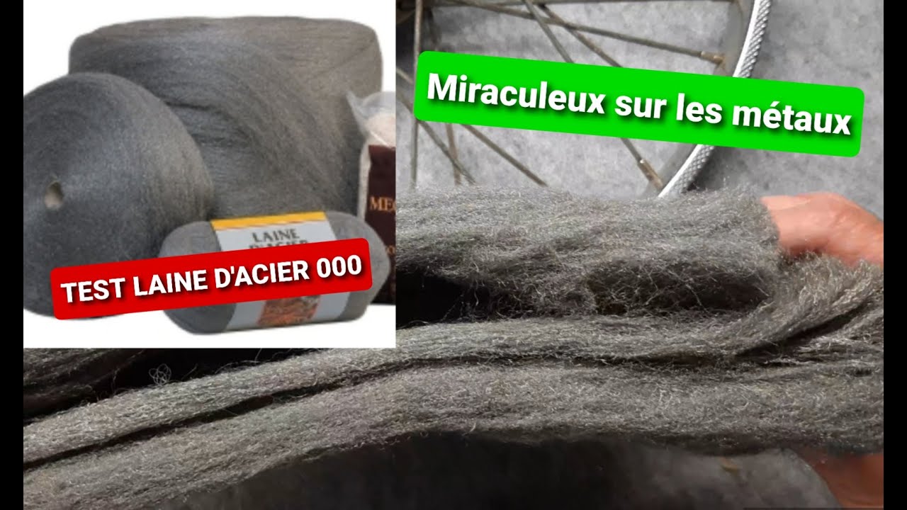 TEST LAINE D'ACIER 000 SUR METAUX