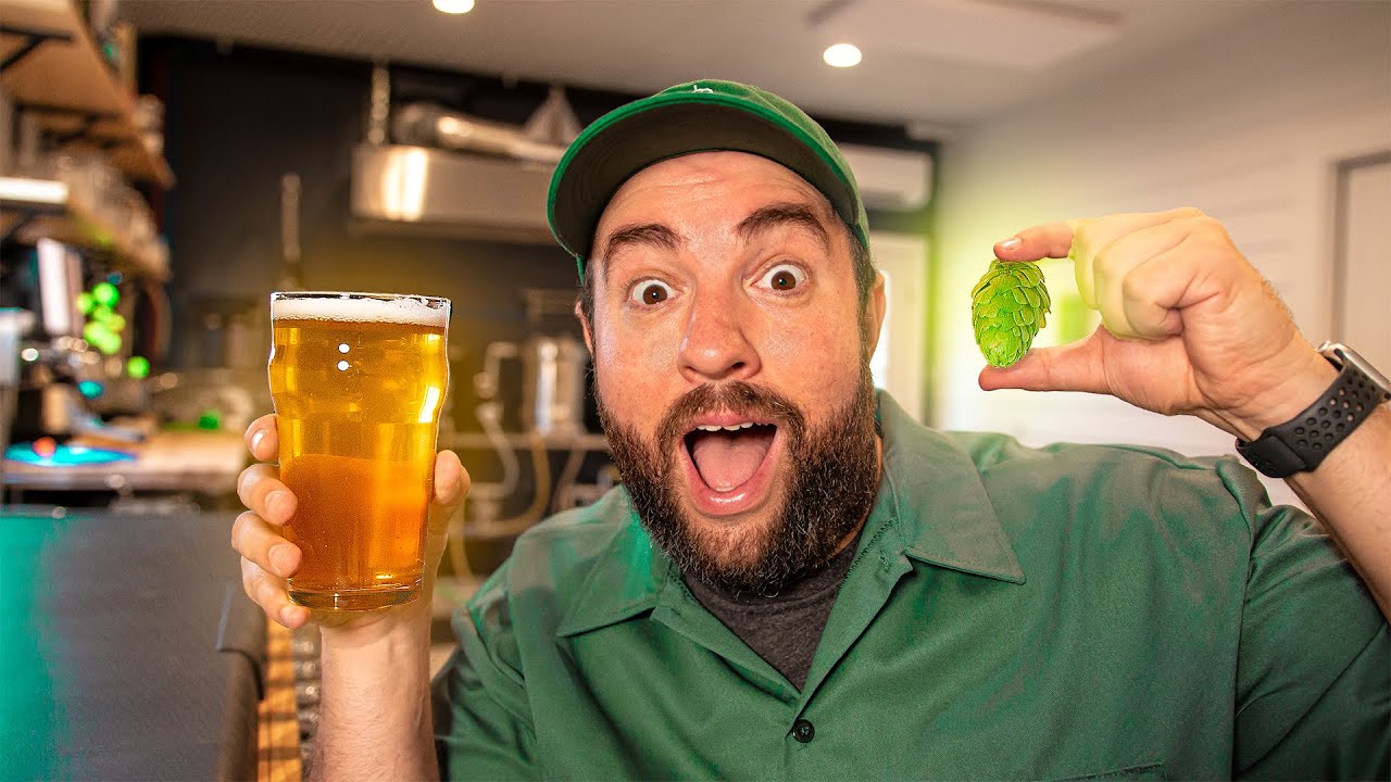 I Brewed a Beer with Backyard Hops