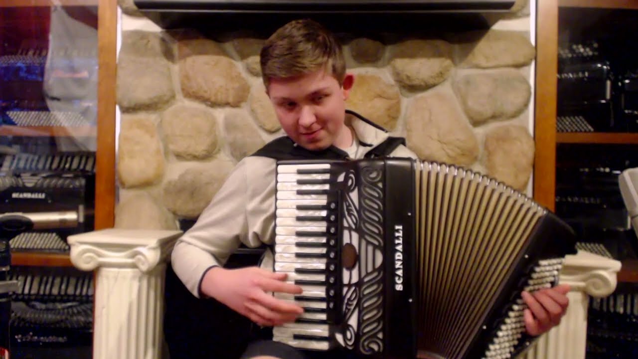 SCANTIER34ZWH - Ziricote Wood Scandalli Tierra Piano Accordion LMMH 34 96 $4999