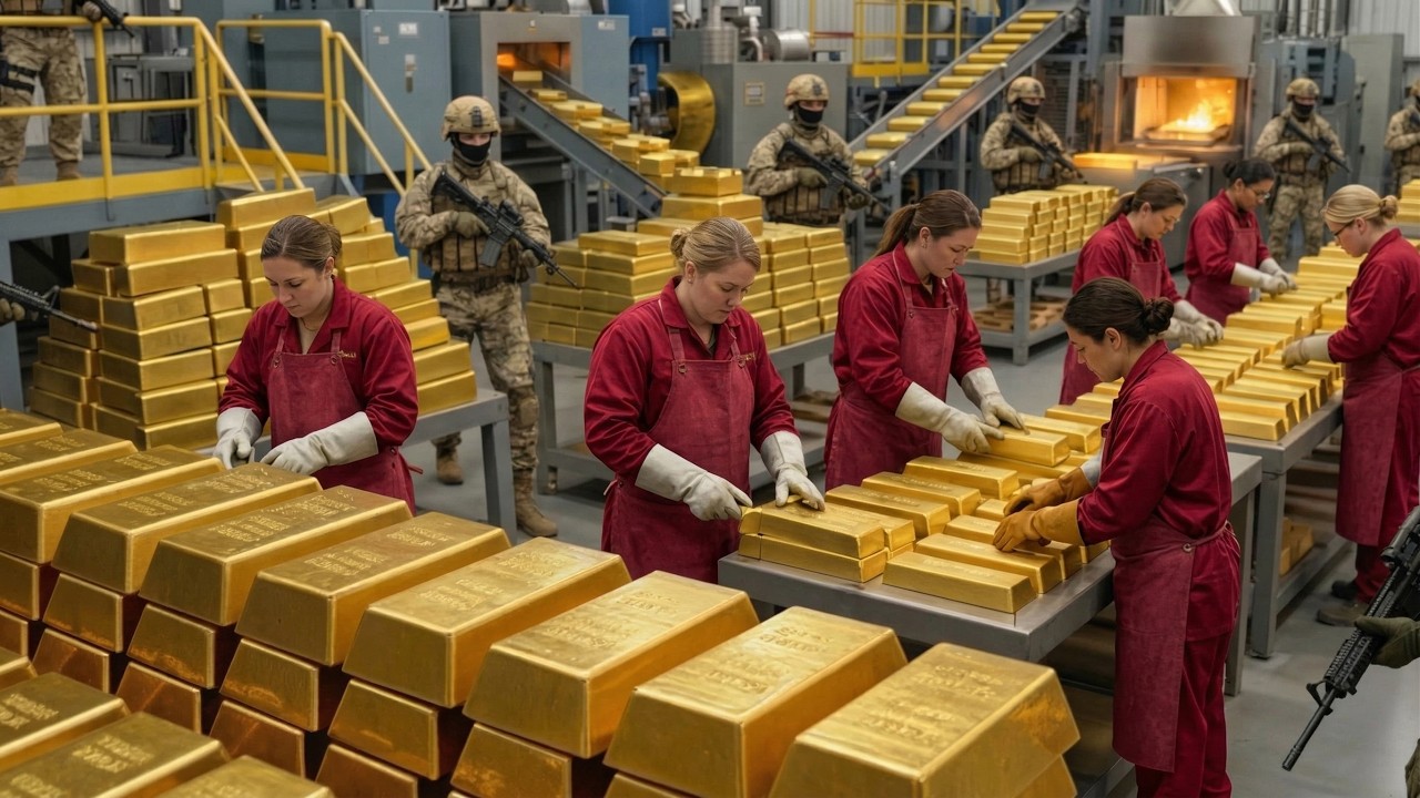How Gold Bars Are Made &ndash; From Raw Earth Ore to Billion Dollar Vault  Full Factory Process