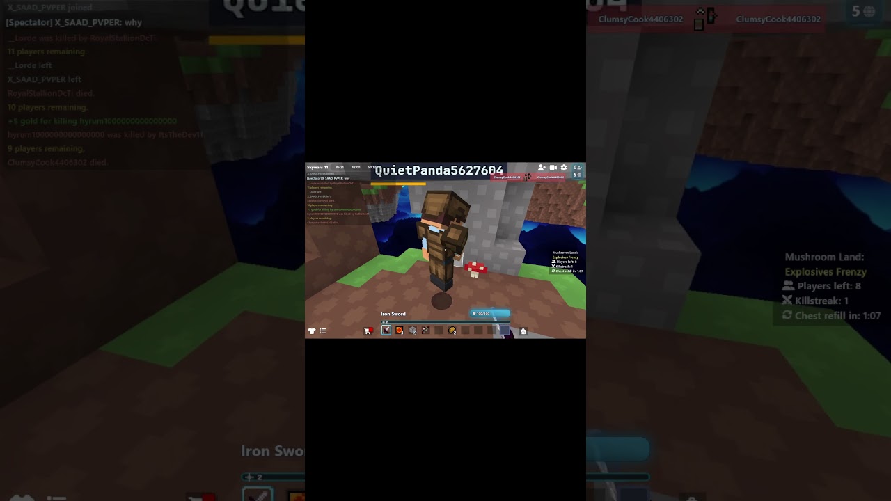 Bloxd.io Fast Skywars WIn #bloxdio #shorts
