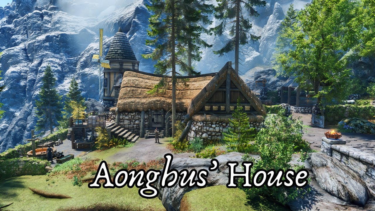 Skyrim Customizable Home: Aonghus' House, by Skyking, who made Skyland! For Xbox, PS, and PC (AE/SE)