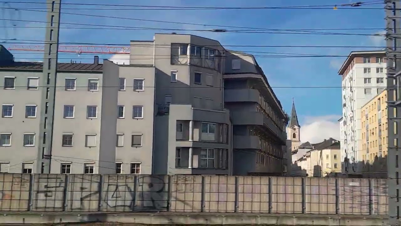 Zugfahrt, Linz, Oberösterreich, Austria 