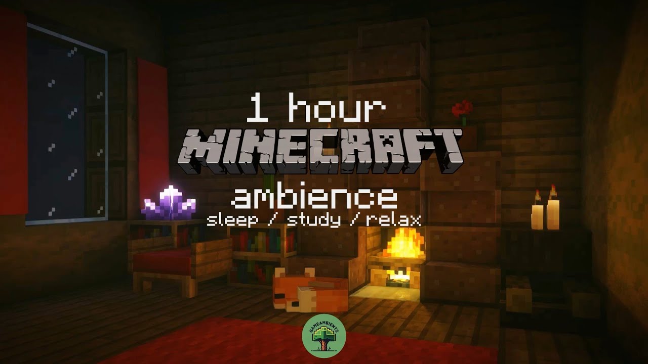 𝟏 𝐇𝐨𝐮𝐫 𝐂𝟒𝟏𝟖-𝐒𝐡𝐮𝐧𝐢𝐣𝐢 w/ 𝐑𝐚𝐢𝐧 𝐀𝐦𝐛𝐢𝐞𝐧𝐜𝐞  -  Minecraft Ambient And Music  -  Sleep  /  Study  /  Relax