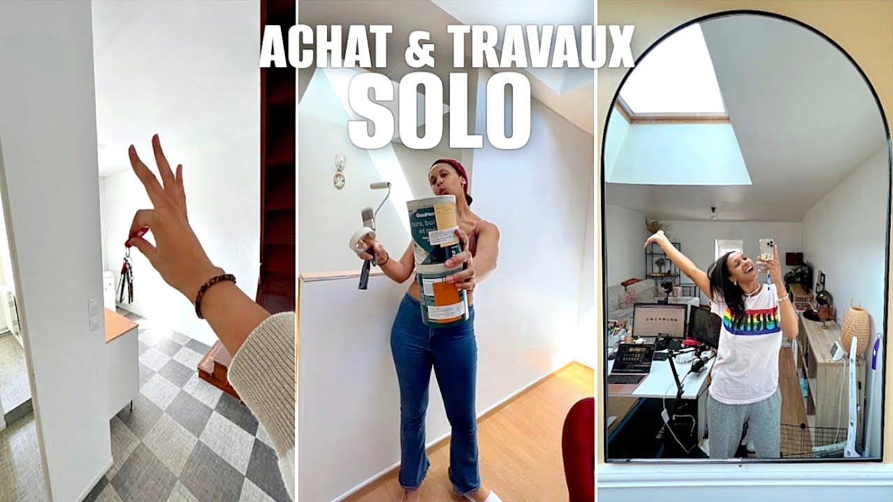 J'ai ACHETÉ & RÉNOVÉ SEULE mon tout PREMIER APPARTEMENT à 25 ans ! - Avant/Après #Partie1