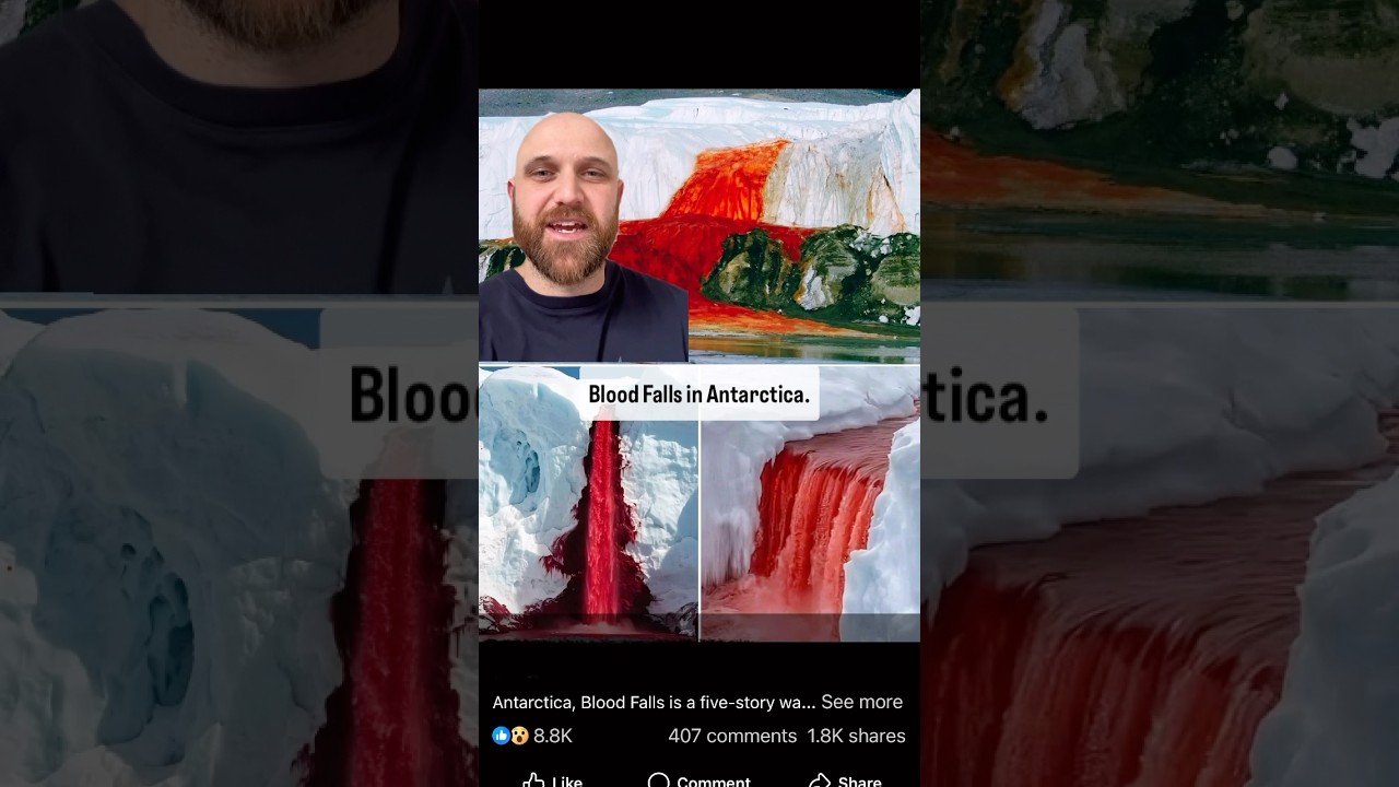 Blood Falls in Antarctica
