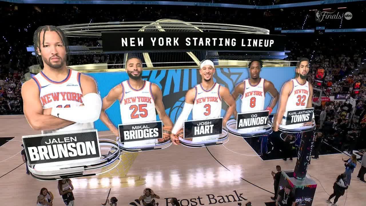 The Spurs trolled the Knicks' starting lineup for a THIRD TIME in NBA Finals Game 5 | NBA on ESPN