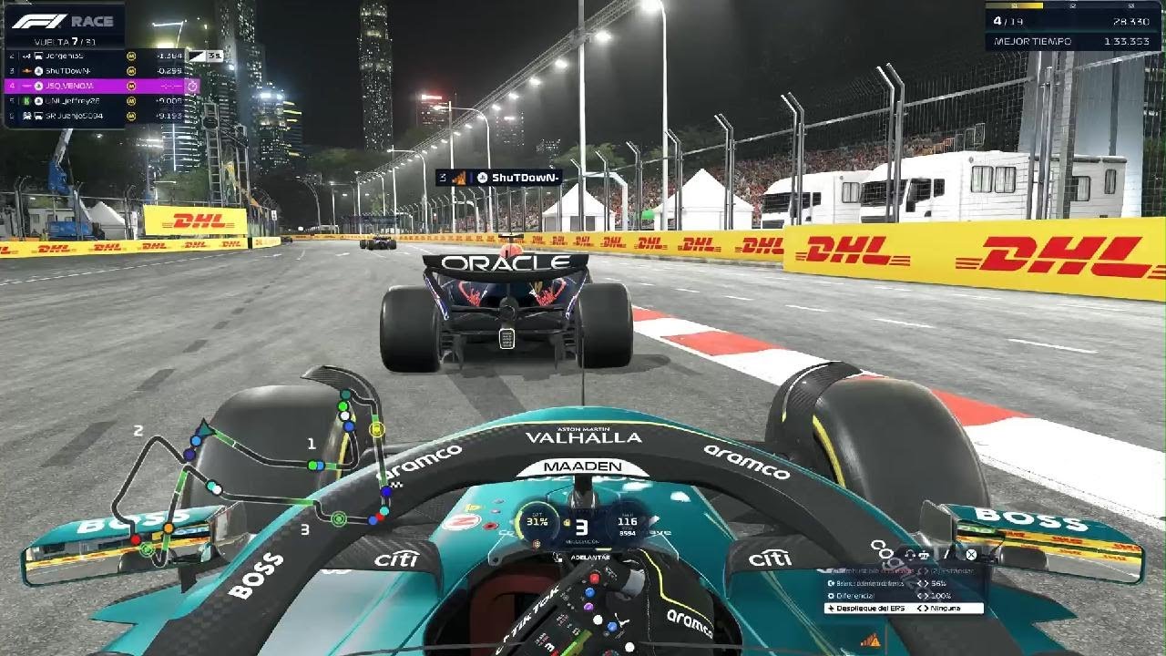 F1 25. UNL. DIVISIÓN ÚNICA FINDE. SINGAPUR 