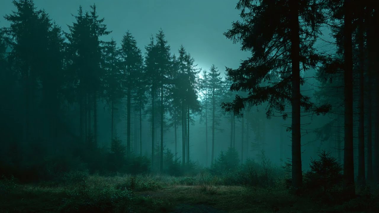 Forest Serenade at Sunset