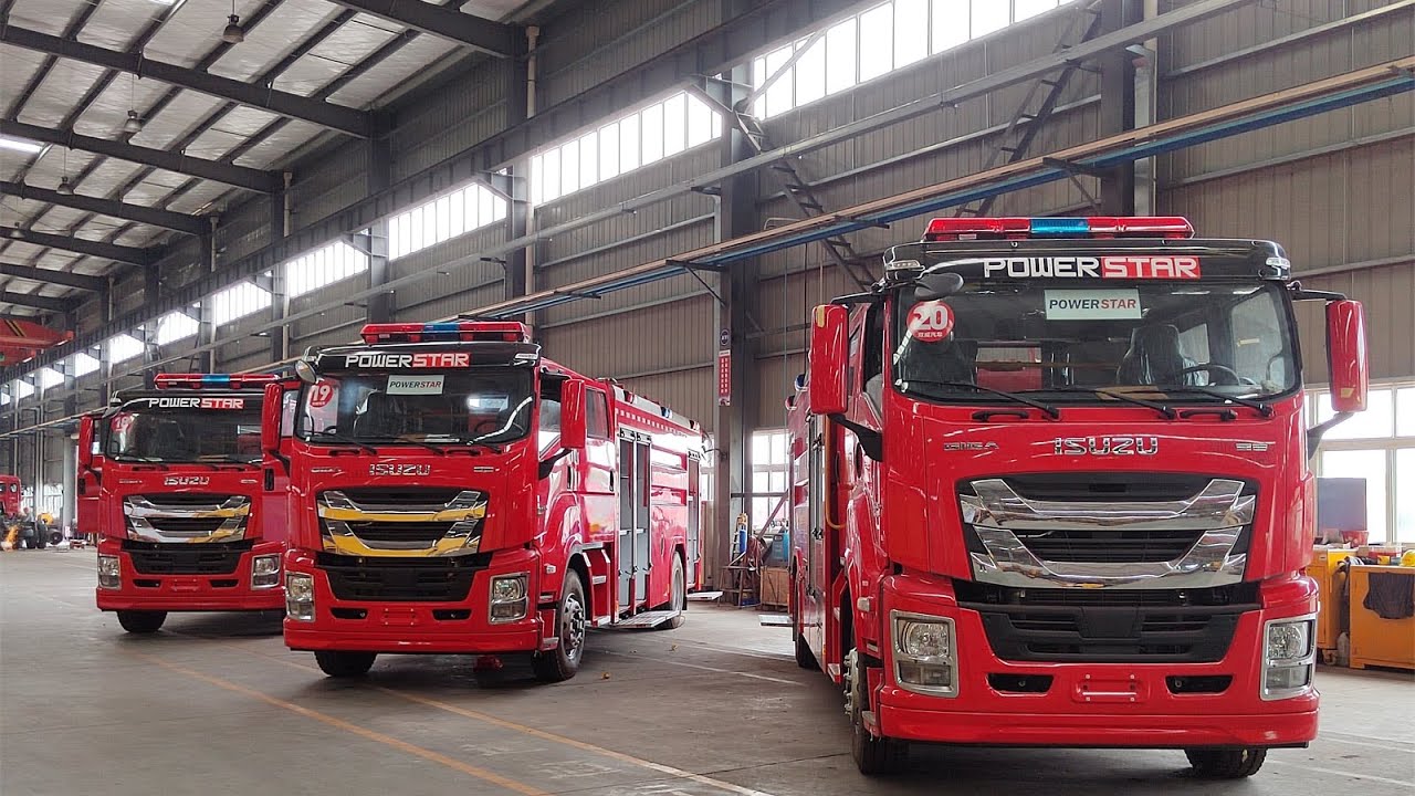 Isuzu foam fire truck,  Isuzu 380HP ISUZU Giga 8000L fire fighting truck