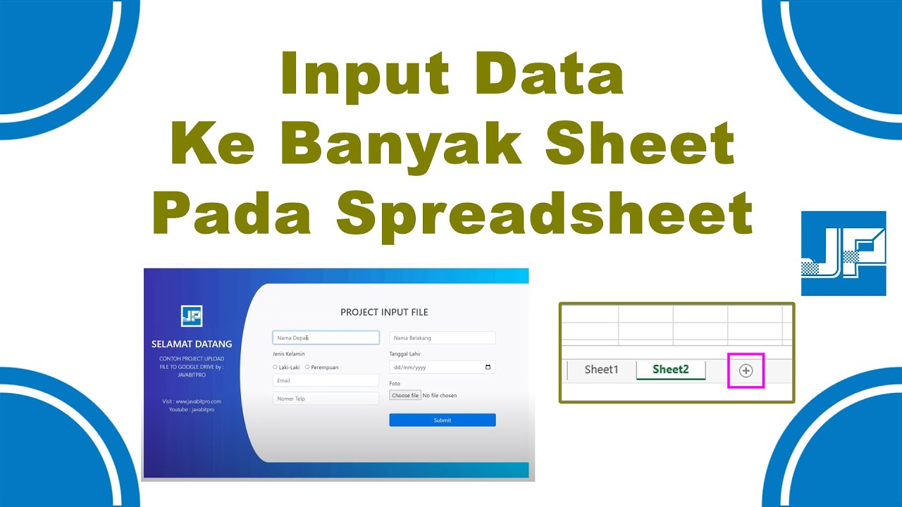 Input Data Ke Banyak Sheet Sekaligus
