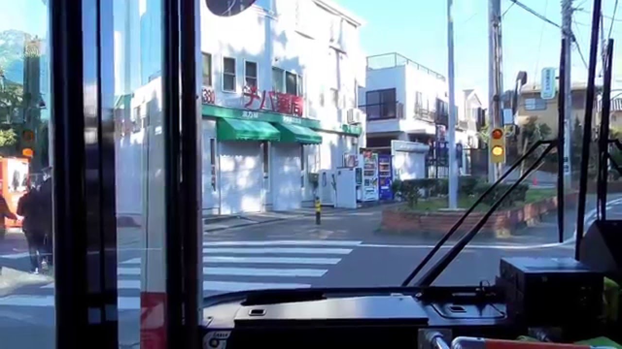 【正月迂回】 京浜急行バス 鎌24 前面展望 鎌倉駅⇒八幡宮⇒浄妙寺⇒鎌倉霊園正門前太刀洗⇒金沢八景駅