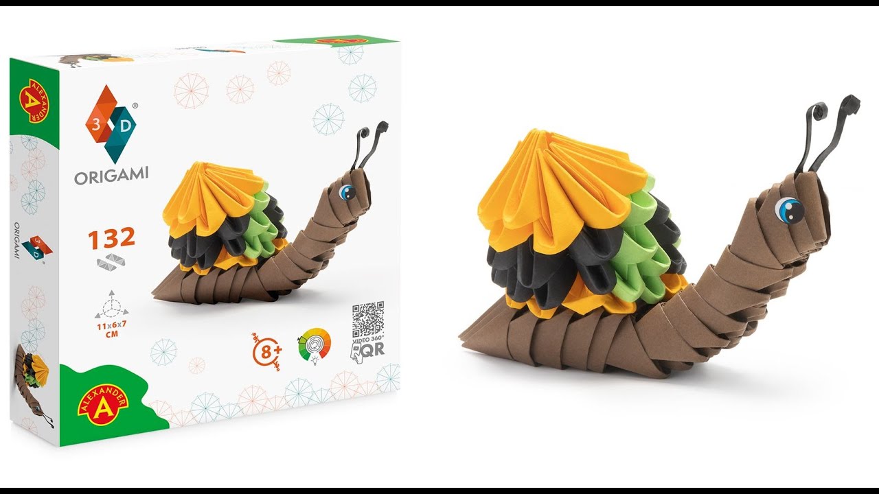 ORIGAMI 3D - ŚLIMAK (SNAIL)