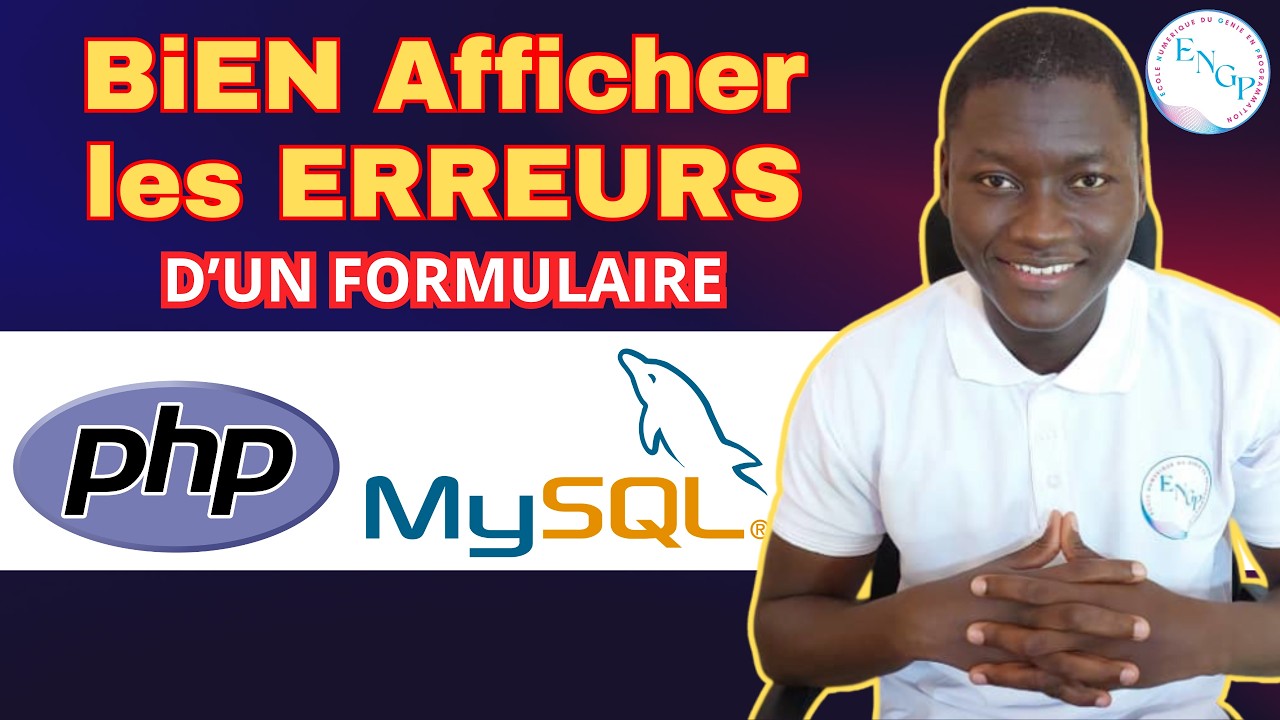 Afficher les ERREURS d'un formulaire en PHP