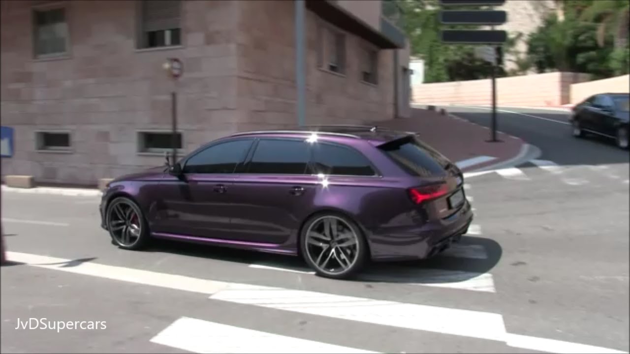 2015 Audi RS6 w/ Milltek Exhaust in Monaco! Brutal Sound!
