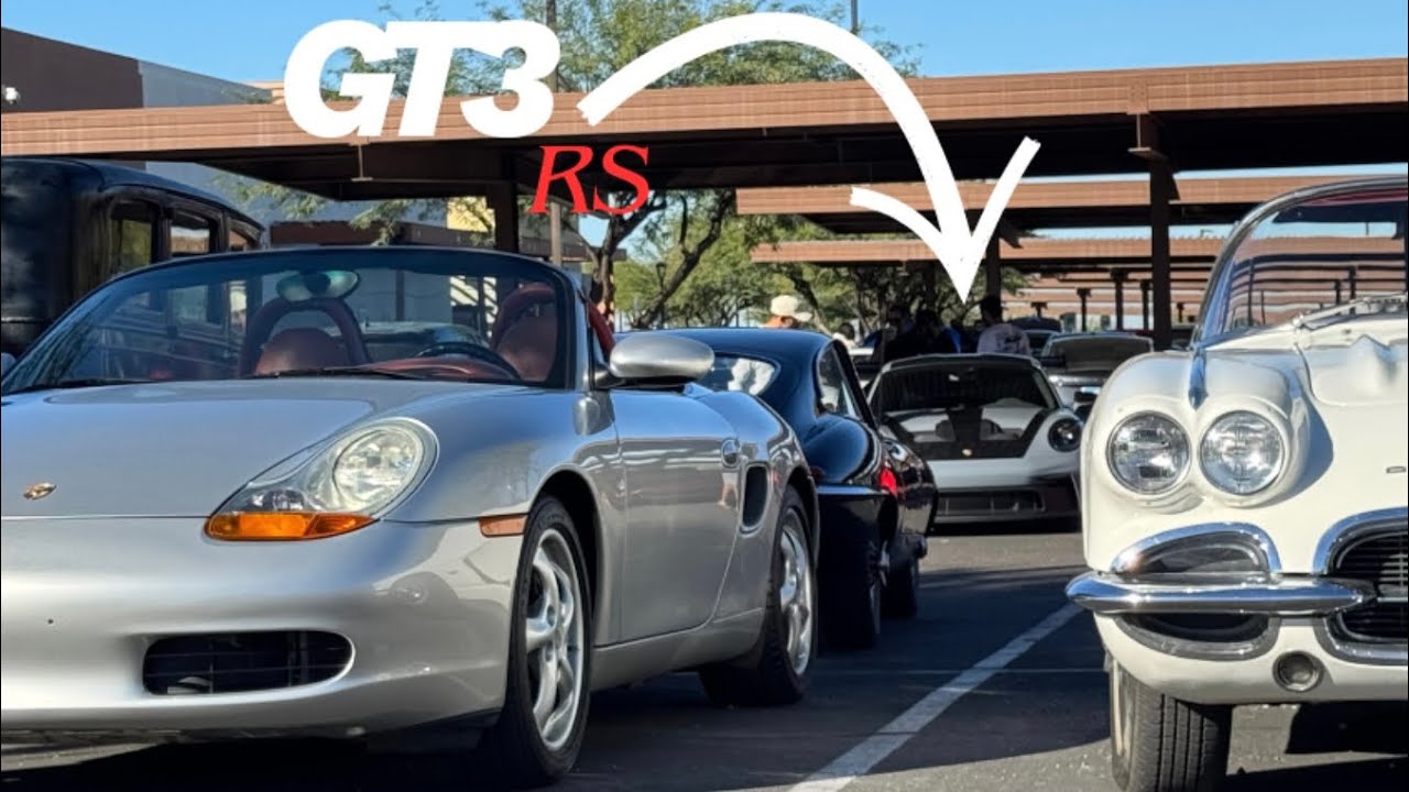 I TOOK MY 986 BOXSTER TO CARS AND COFFEE AND IT WAS INSANE...