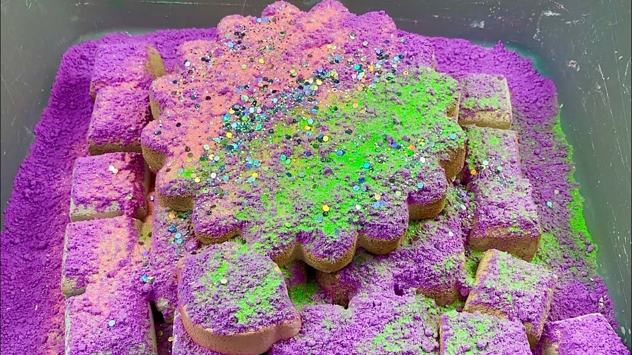 Powdery reform gym chalk crush asmr • GRITTY DUSTY GYM CHALK POWDER CRUMBLE