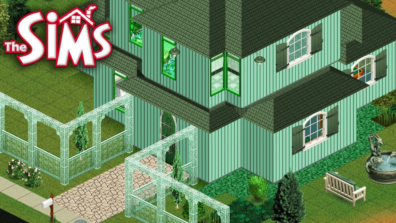 Building a Green House in The Sims 1