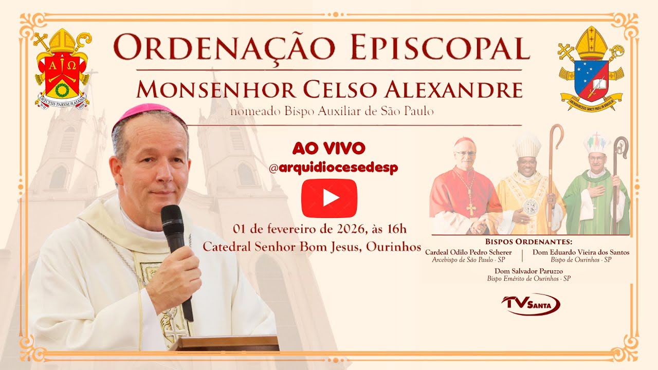 #OrdenaçãoEpiscopal | Monsenhor Celso Alexandre