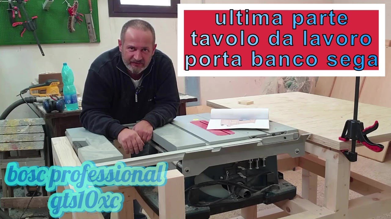 banco da lavoro porta banco sega bosch professional GTS 10 XC