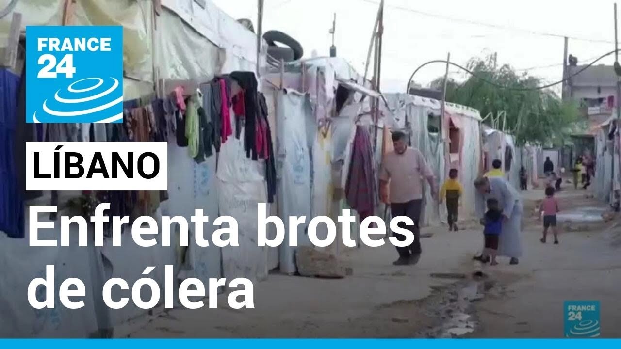 Brotes de cólera emergen en campamentos de refugiados sirios en Líbano