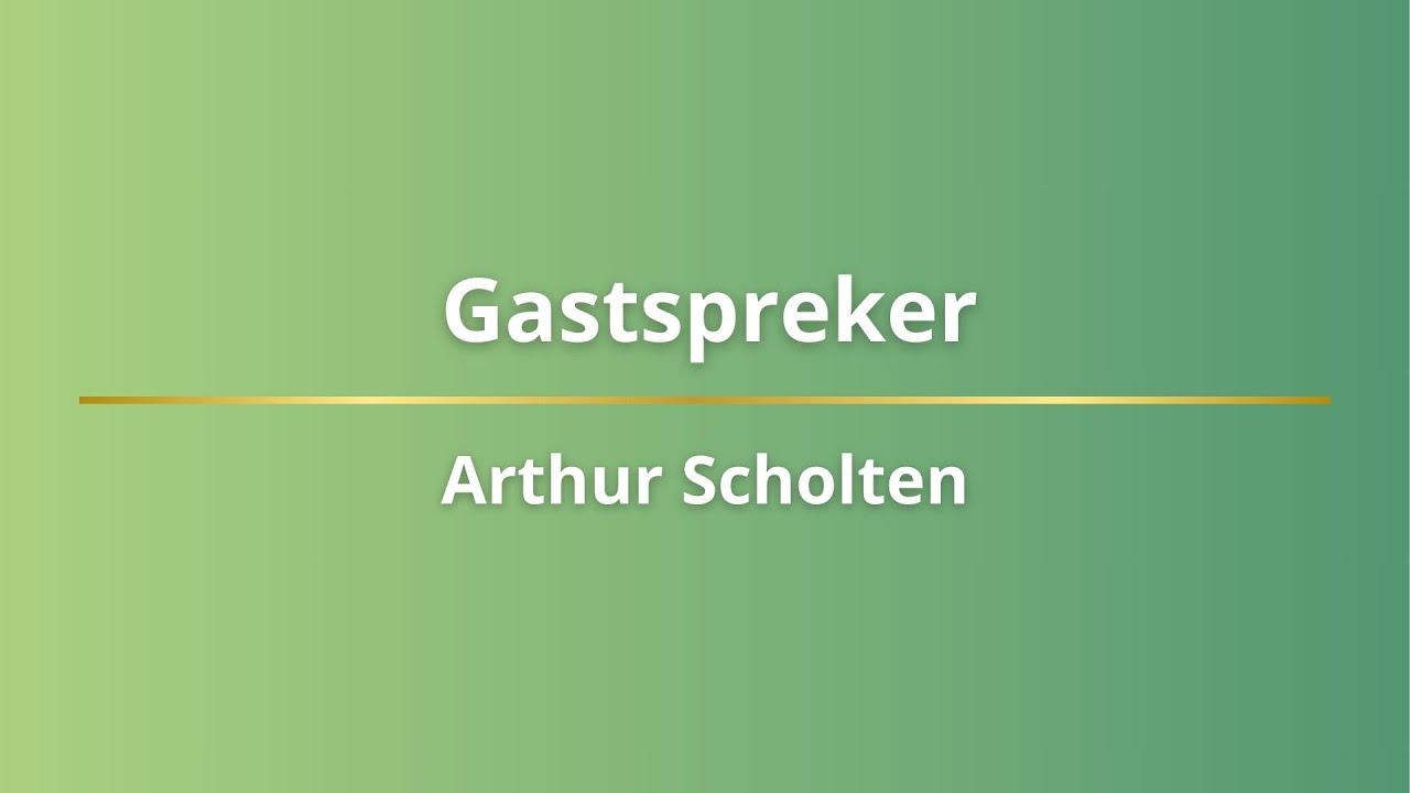 En laat u uzelf als stenen behandelen - Arthur Scholten