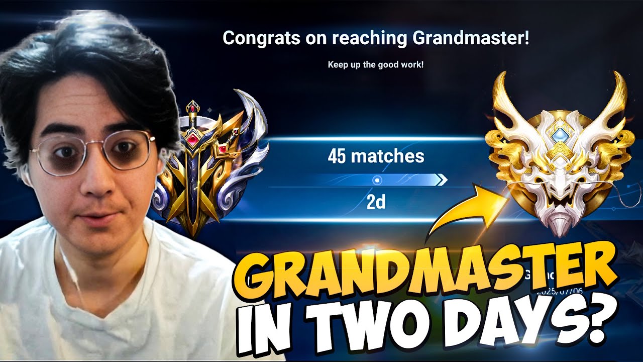 HOW I GOT GRANDMASTER IN 2 DAYS IN HOK! | Honor of Kings