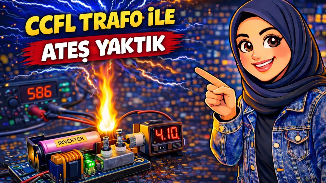 Trafo ile ateş deneyi 