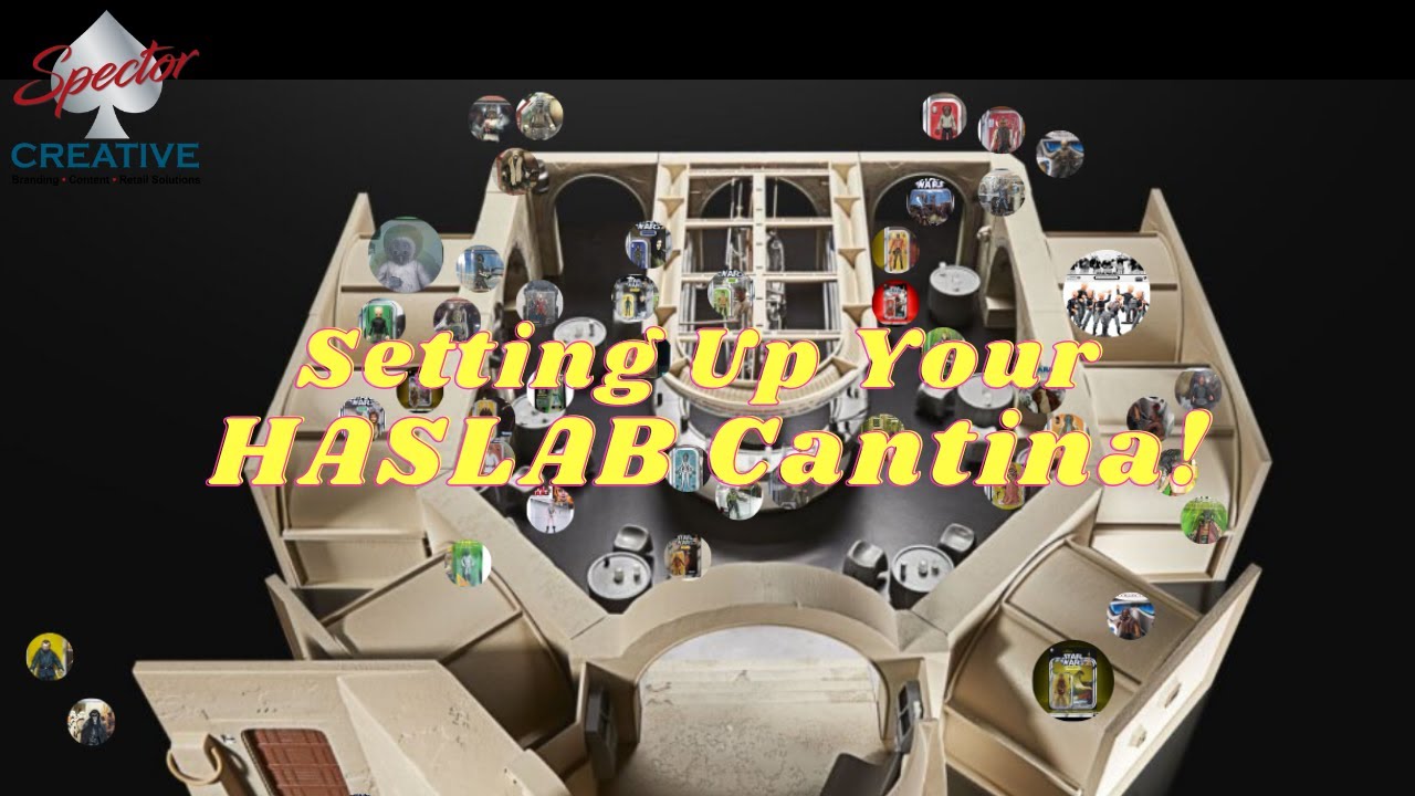 How to set up every Hasbro Action Figure in the Haslab Cantina where does each alien sit Star Wars